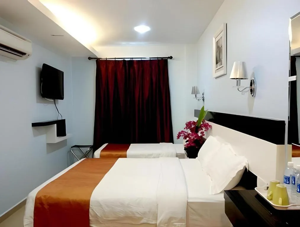 Bed in Hotel Star Moon