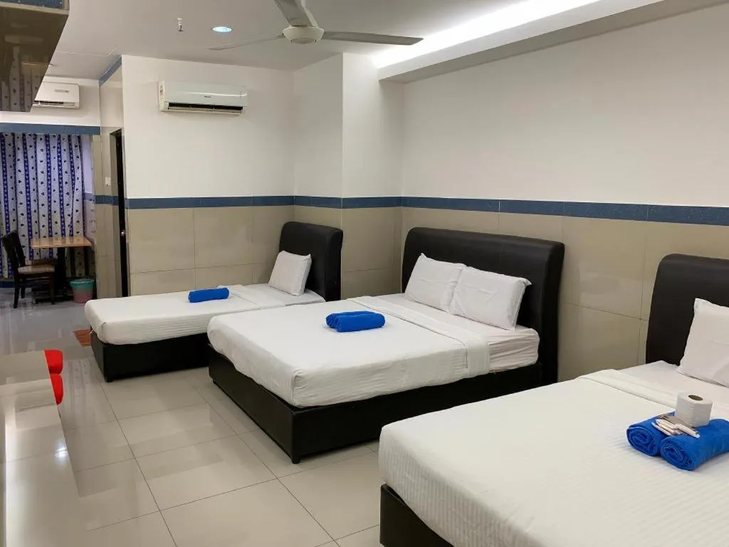 Bed in Burmahtel Hotel