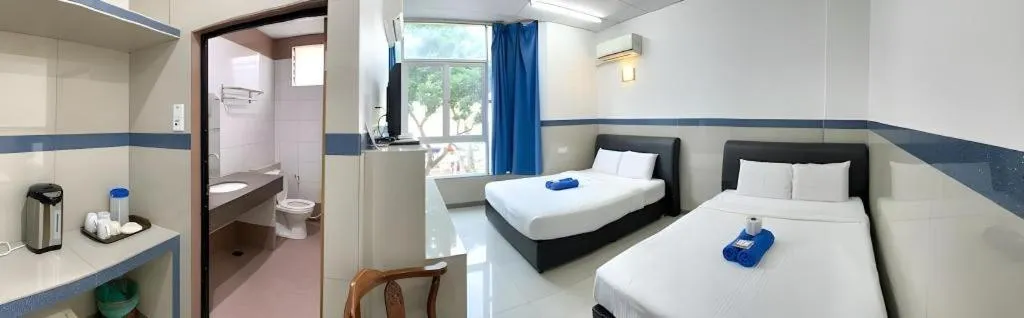 Bed in Burmahtel Hotel