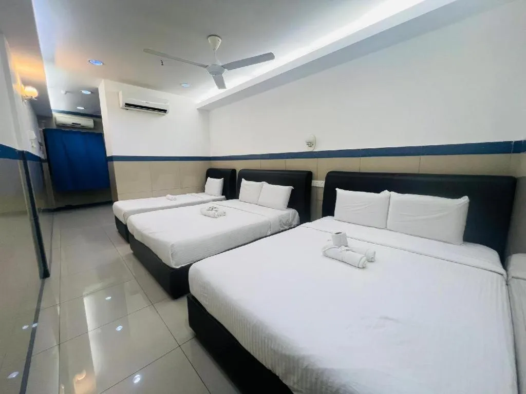 Bed in Burmahtel Hotel