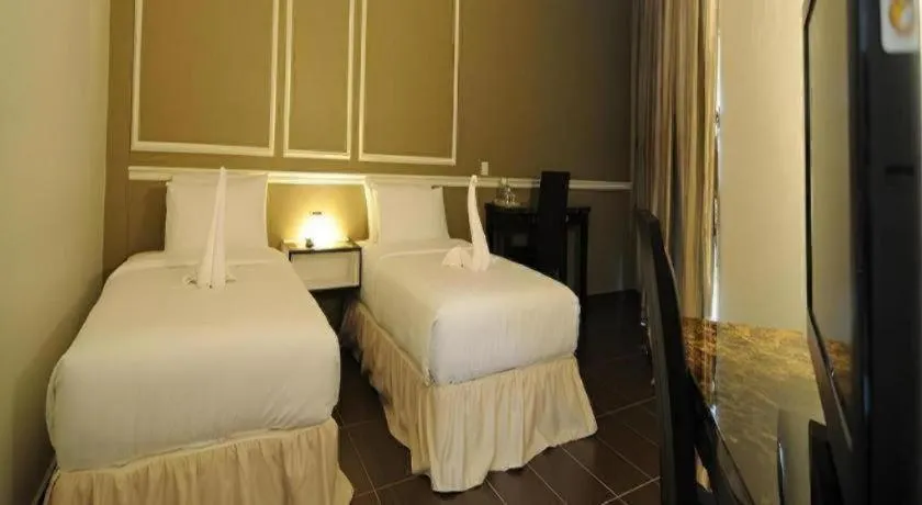 Bed in Luscious Hotel