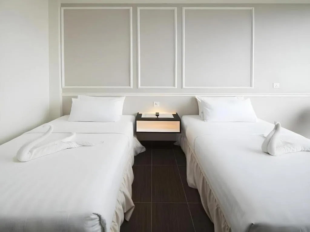 Bed in Luscious Hotel