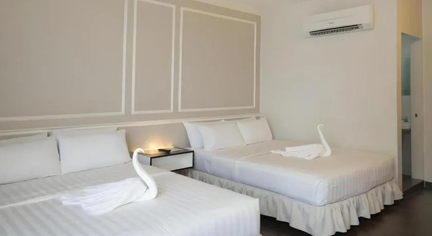 Bed in Luscious Hotel