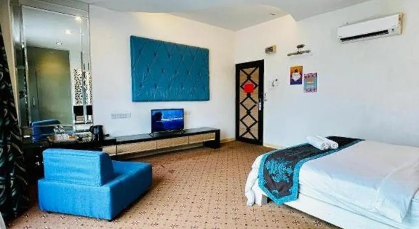 Bed in Hotel El Zahraa