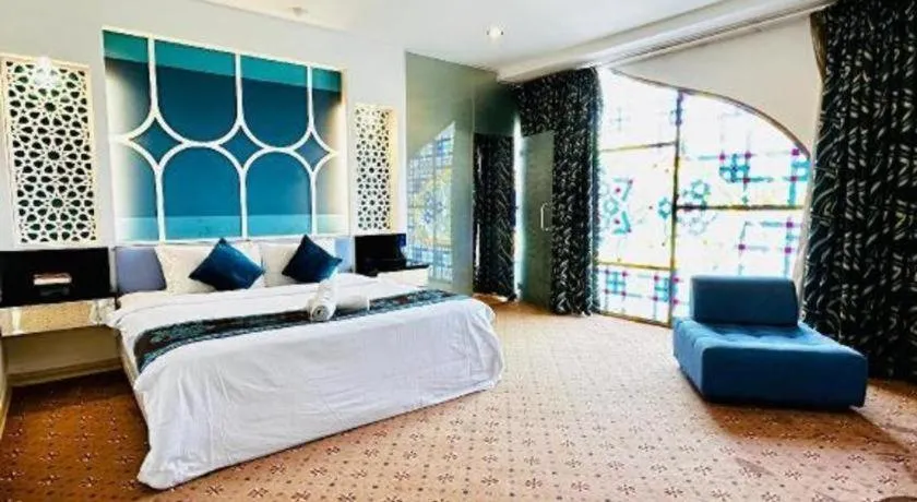 Bed in Hotel El Zahraa