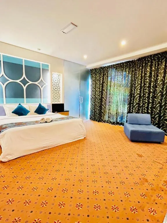 Bed in Hotel El Zahraa