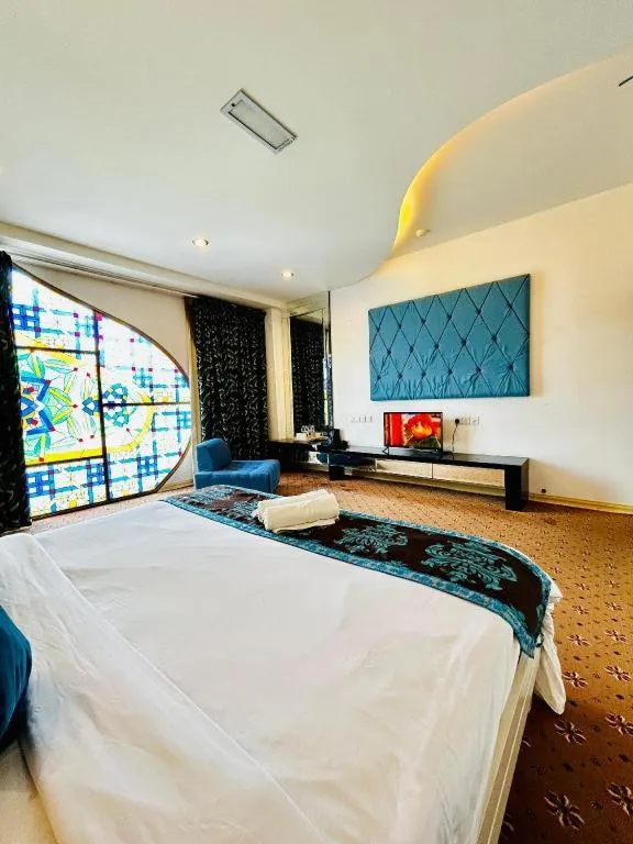 Bed in Hotel El Zahraa