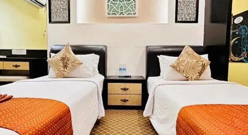 Bed in Hotel El Zahraa