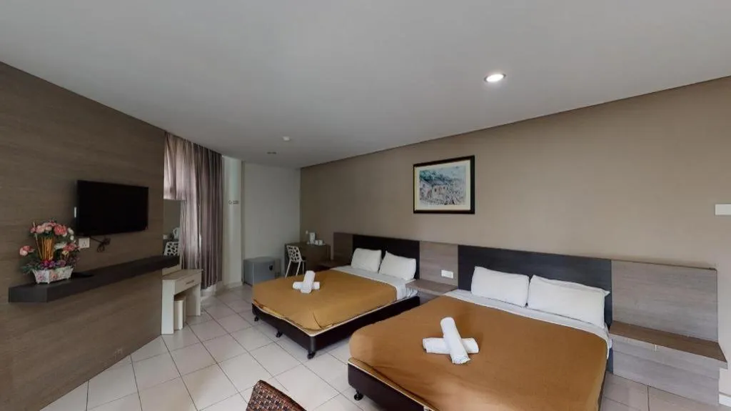 Bed in Hotel Suria Malaqa