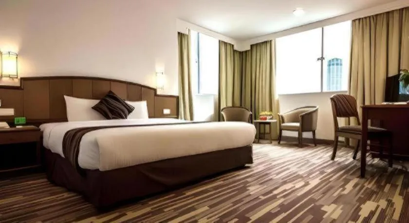 Bed in Hotel Continental Penang