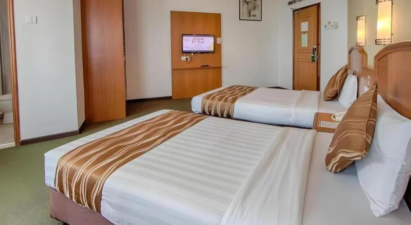 Bed in Hotel Continental Penang