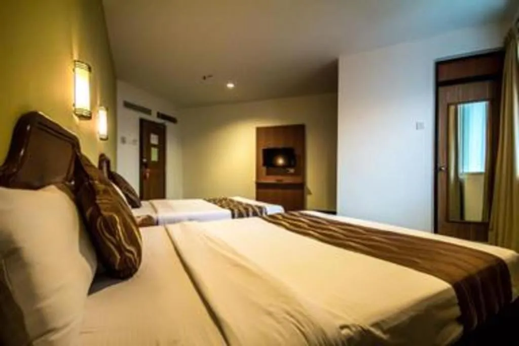 Bed in Hotel Continental Penang