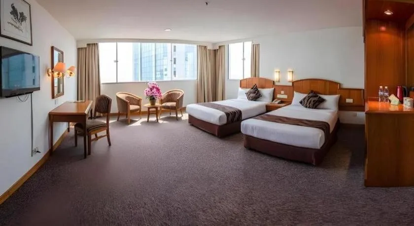 Bed in Hotel Continental Penang