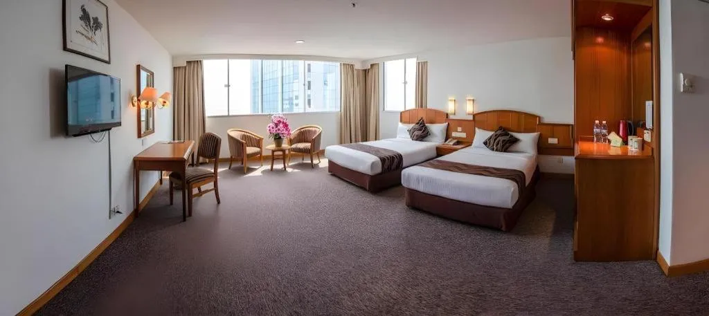 Bed in Hotel Continental Penang