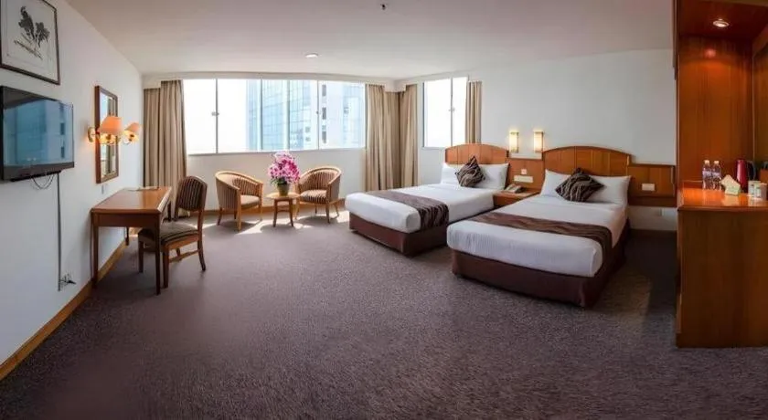 Bed in Hotel Continental Penang