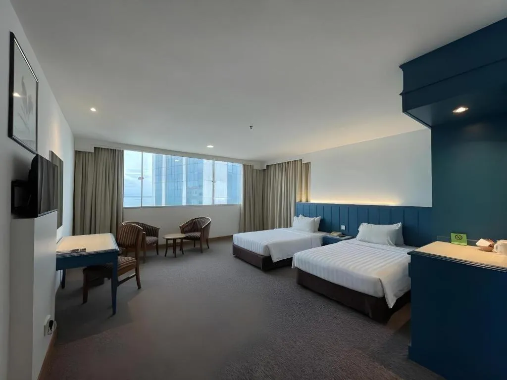 Bed in Hotel Continental Penang