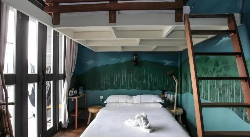 Bed in The Happy 8 Retreat @ Kuala Sepetang