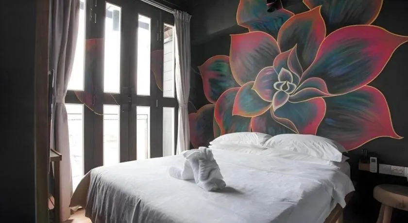 Bed in The Happy 8 Retreat @ Kuala Sepetang