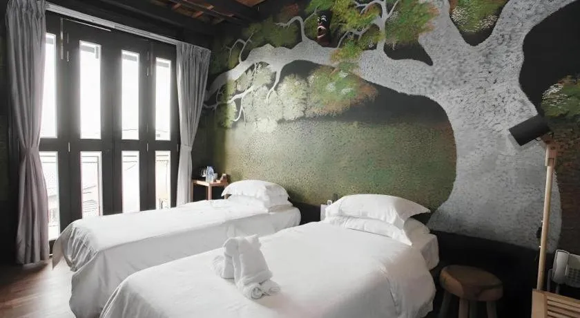 Bed in The Happy 8 Retreat @ Kuala Sepetang