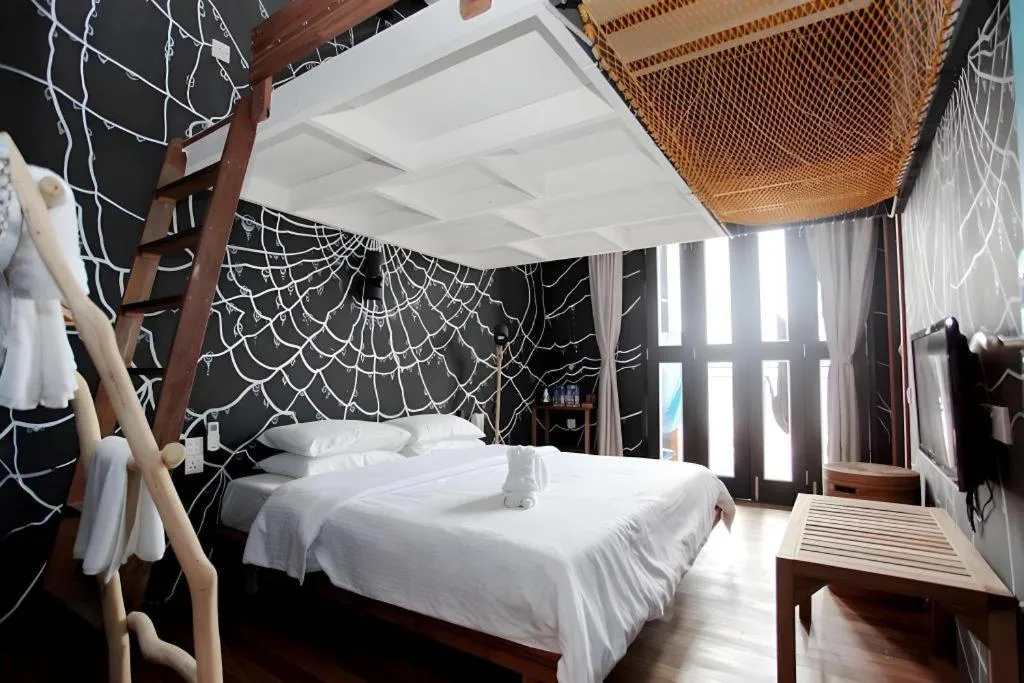 Bed in The Happy 8 Retreat @ Kuala Sepetang