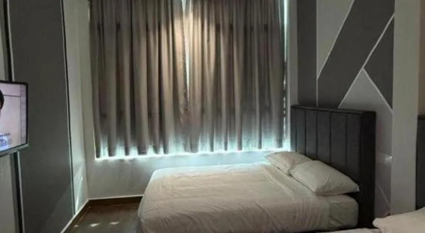 Bed in Hotel Zamburger Bentong