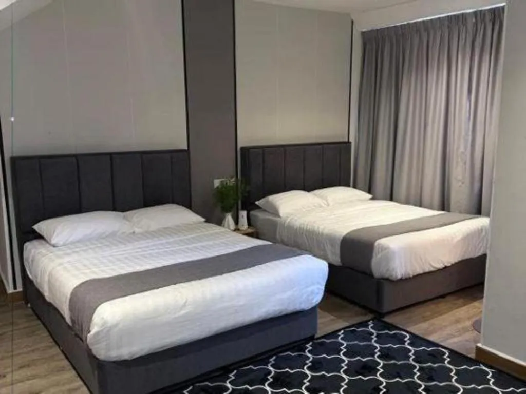 Bed in Hotel Zamburger Bentong