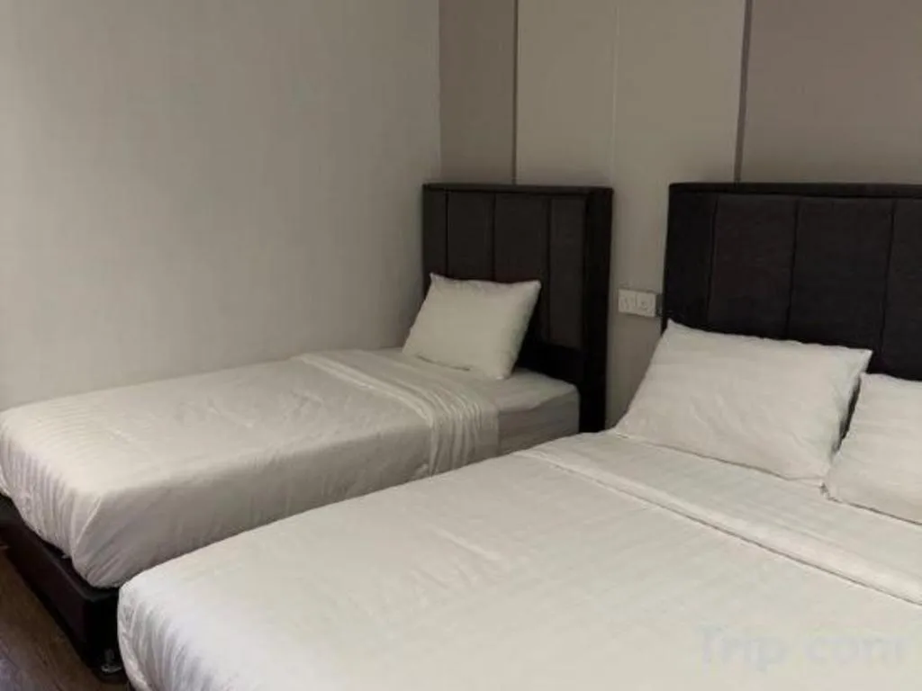 Bed in Hotel Zamburger Bentong