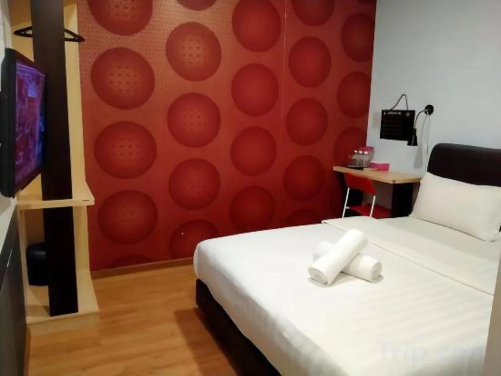 Bed in Hotel Zamburger Enstek