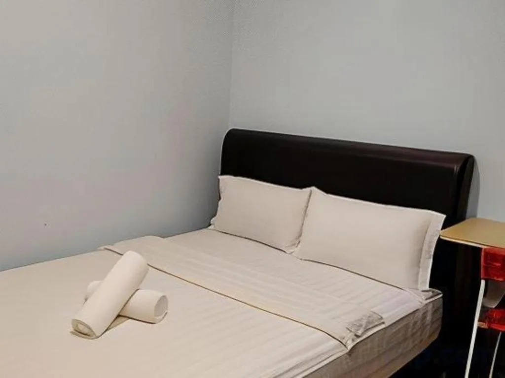 Bed in Hotel Zamburger Enstek