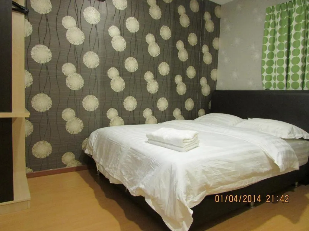 Bed in Hotel Zamburger Enstek