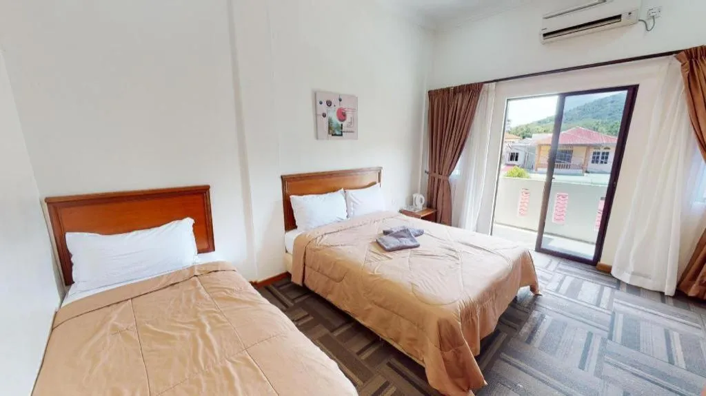 Bed in Sportfishing Hotel