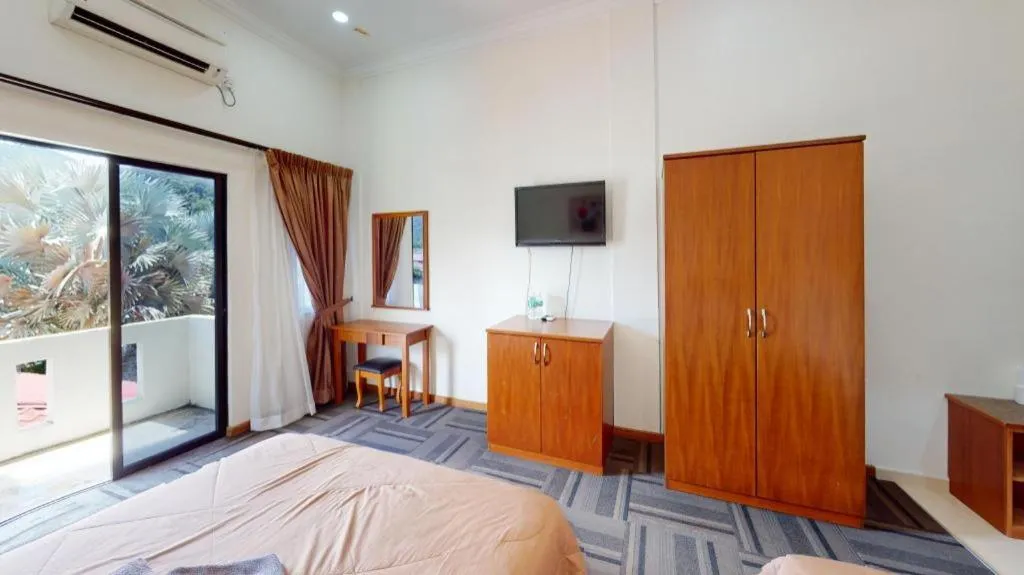 Bed in Sportfishing Hotel