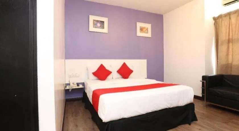 Bed in Capital O Ridel Hotel Kota Bharu