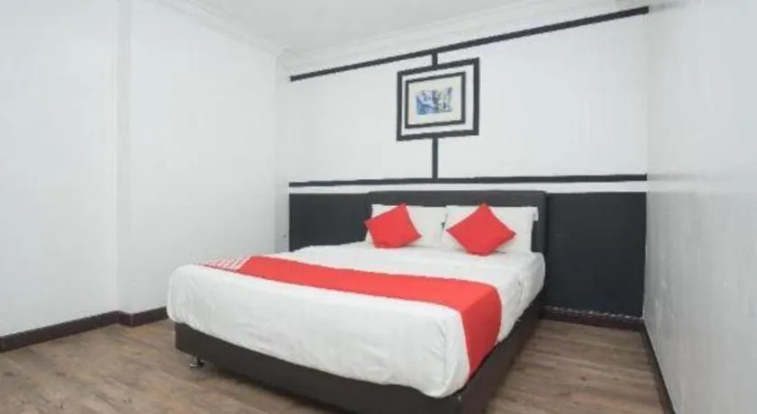 Bed in Capital O Ridel Hotel Kota Bharu