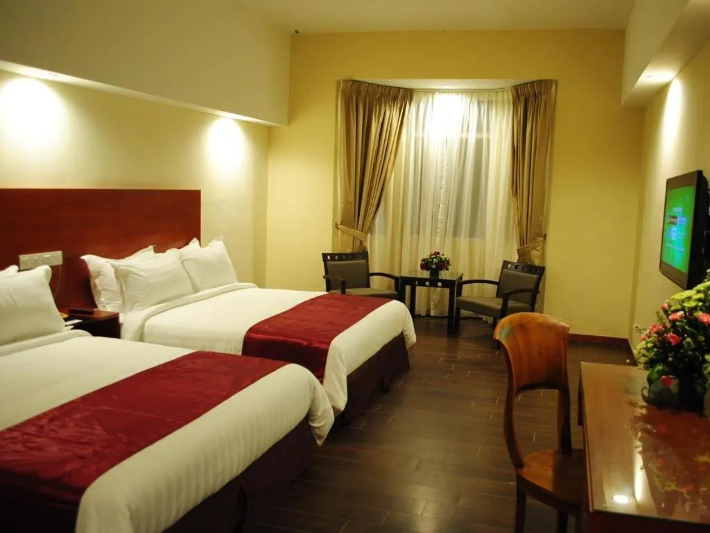 Bed in Palm Seremban Hotel