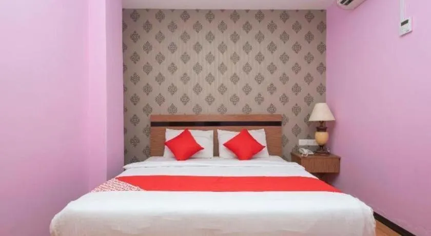Bed in Hotel Aromas Kulai