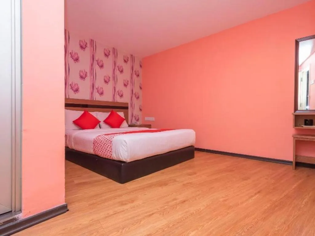 Bed in Hotel Aromas Kulai