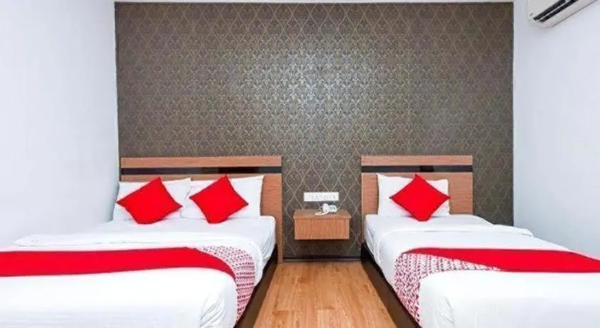 Bed in Hotel Aromas Kulai