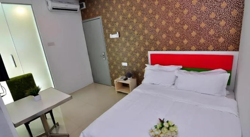 Bed in Le Garden Hotel Kota Kemuning Shah Alam