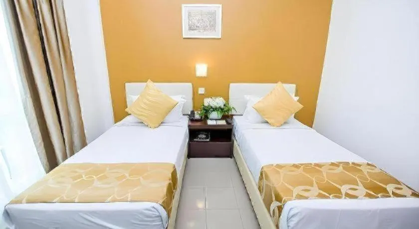 Bed in Hotel Kobemas Melaka