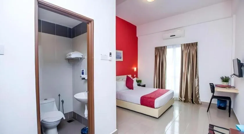 Bed in Hotel Kobemas Melaka