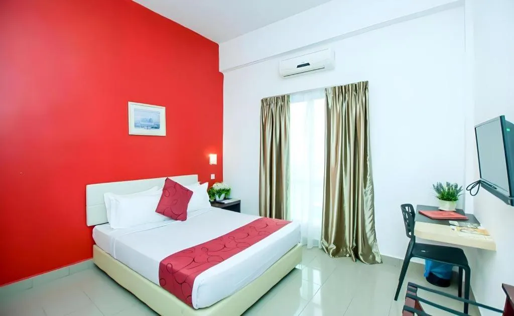 Bed in Hotel Kobemas Melaka