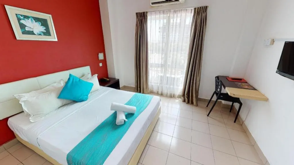 Bed in Hotel Kobemas Melaka