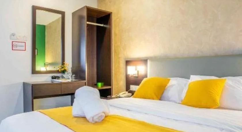 Bed in Hotel Pudu Bintang