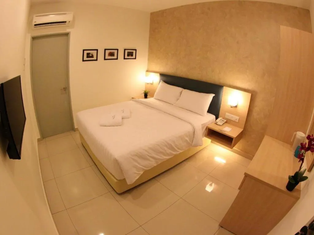 Bed in Hotel Pudu Bintang