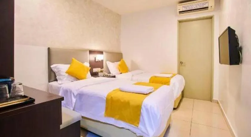 Bed in Hotel Pudu Bintang