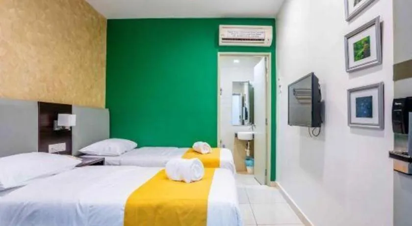 Bed in Hotel Pudu Bintang