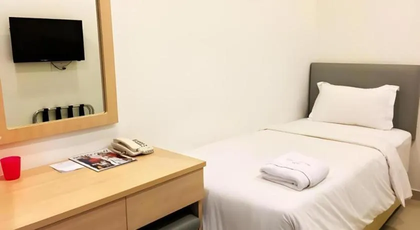 Bed in Hotel Pudu Bintang