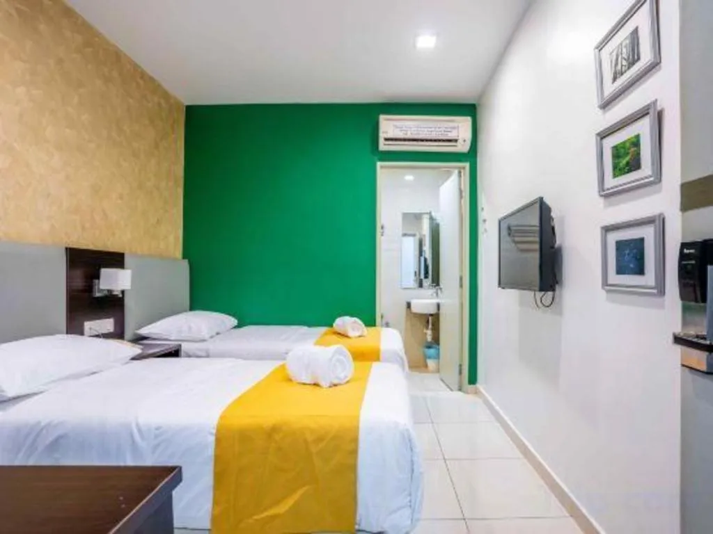 Bed in Hotel Pudu Bintang