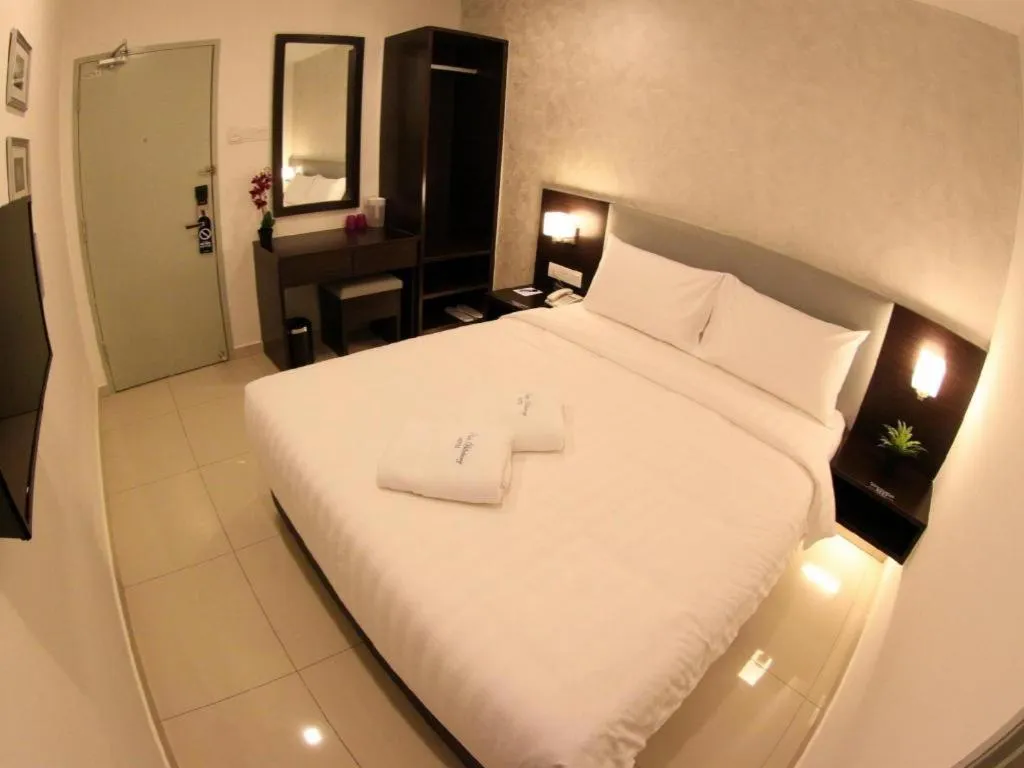 Bed in Hotel Pudu Bintang
